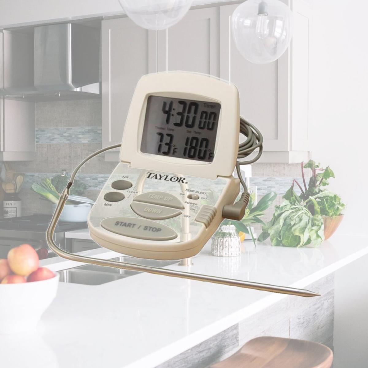 Picture of Taylor 1470N Digital Cooking Thermometer-timer