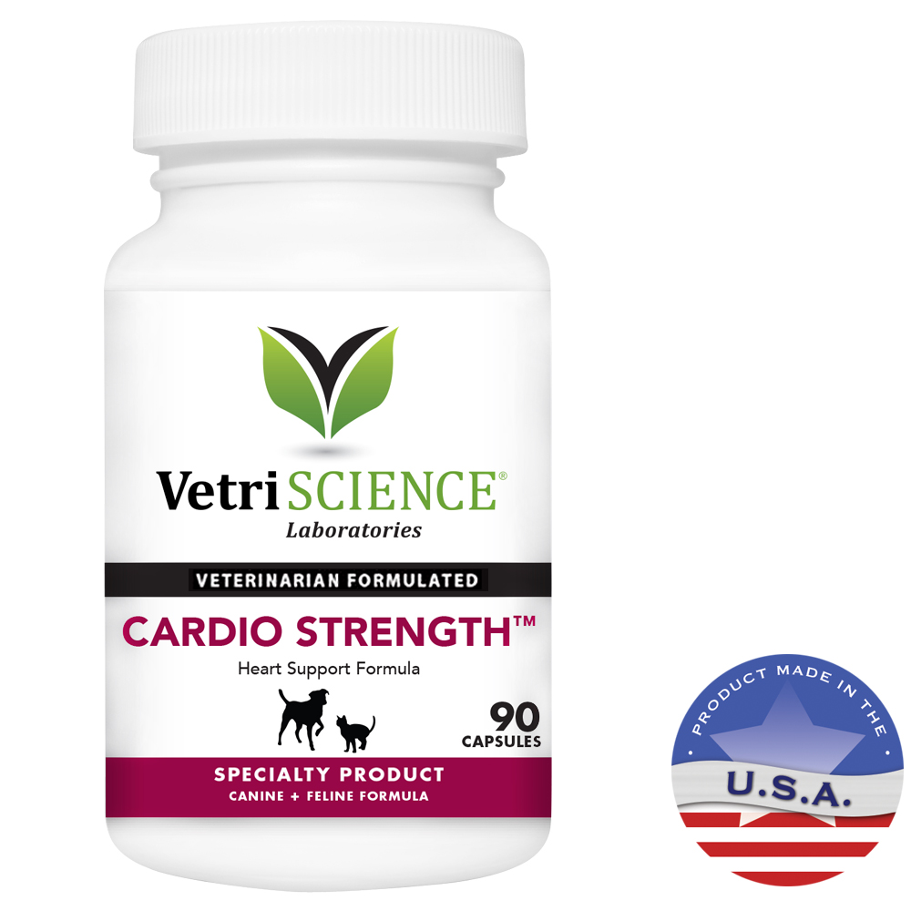015vs-0900631-090 90 Caps Vetri Cardio-strength For Cats & Dogs