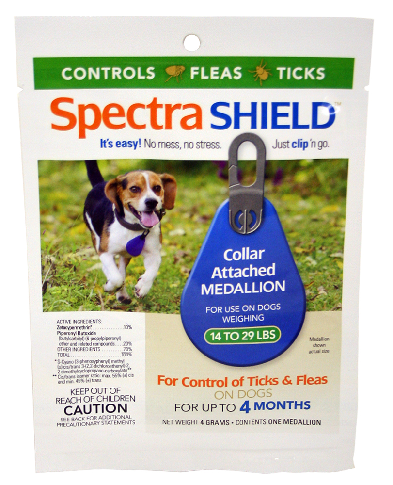 021dur-500-sm 14 - 29 Lbs Spectra Shield Collar Attached Medallion For Dogs, Green - Small
