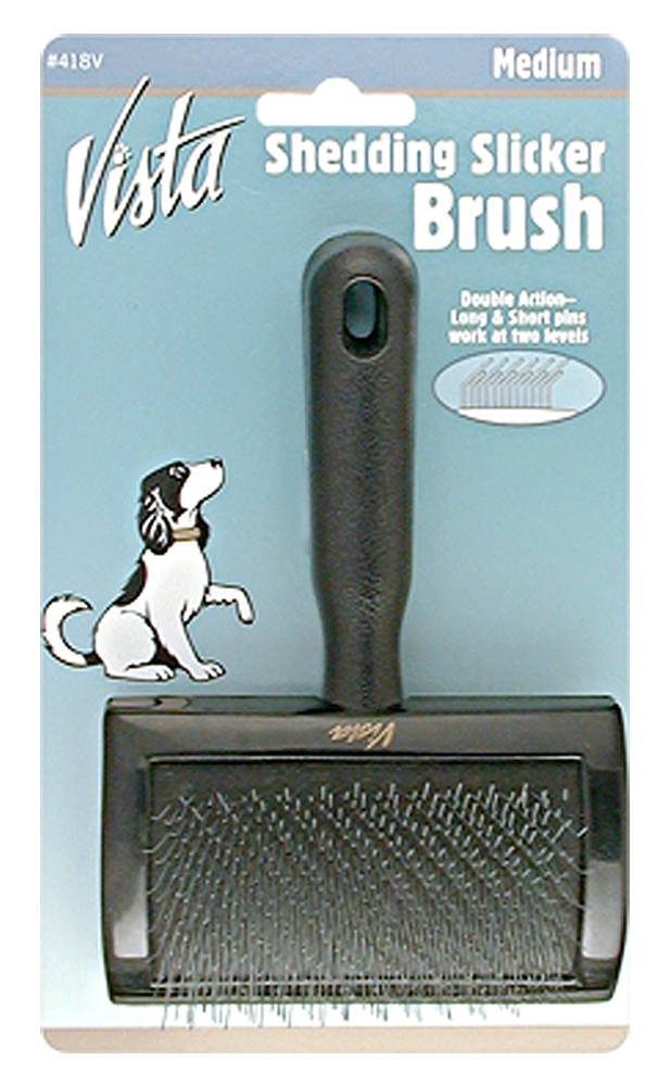 008mf-418v Vista Medium Shedding Slicker Brush