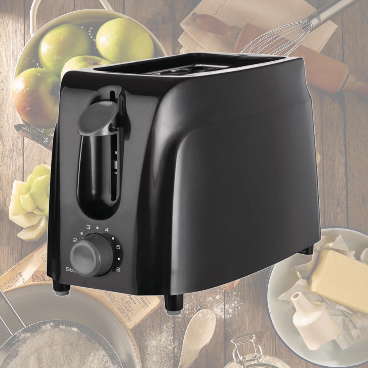 Picture of Brentwood TS-260B Cool-Touch 2-Slice Toaster, Black
