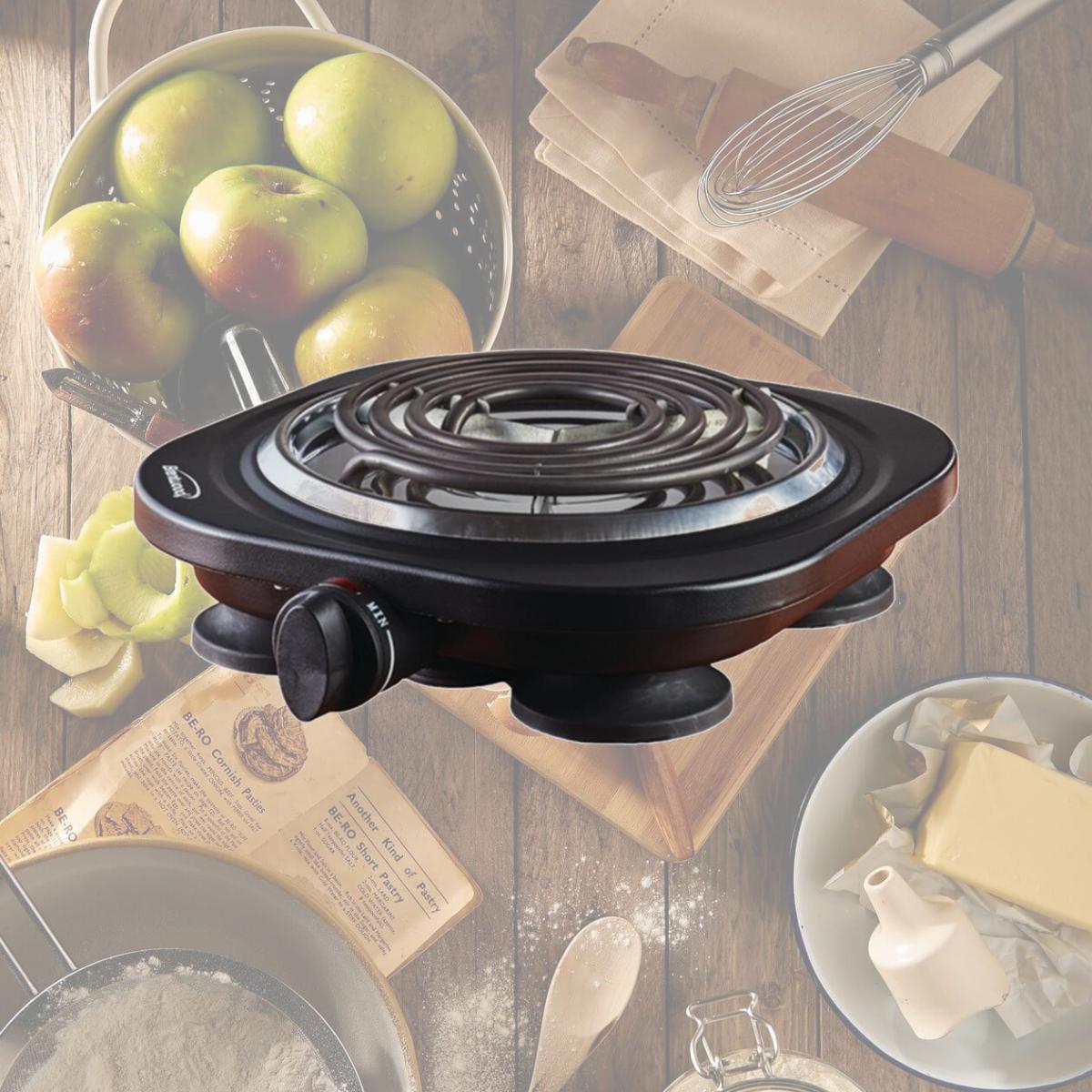 Picture of Brentwood TS-321BK Electric 1000 watt Single Burner, Black