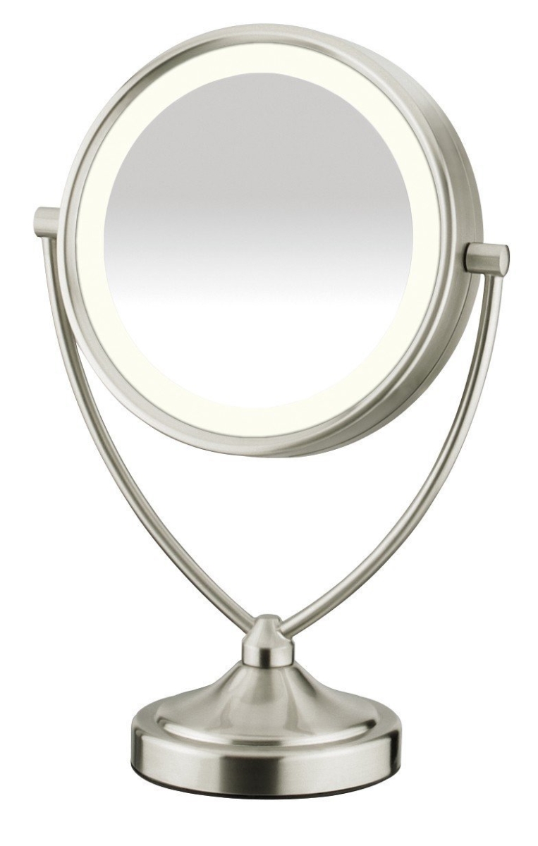 Be122 Round Shaped Natural Daylight Double-sided Lighted Makeup Mirror