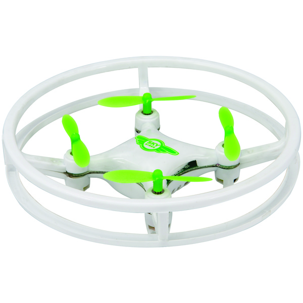 Dr157w Mini Glow Quadcopter Drone, Green & White