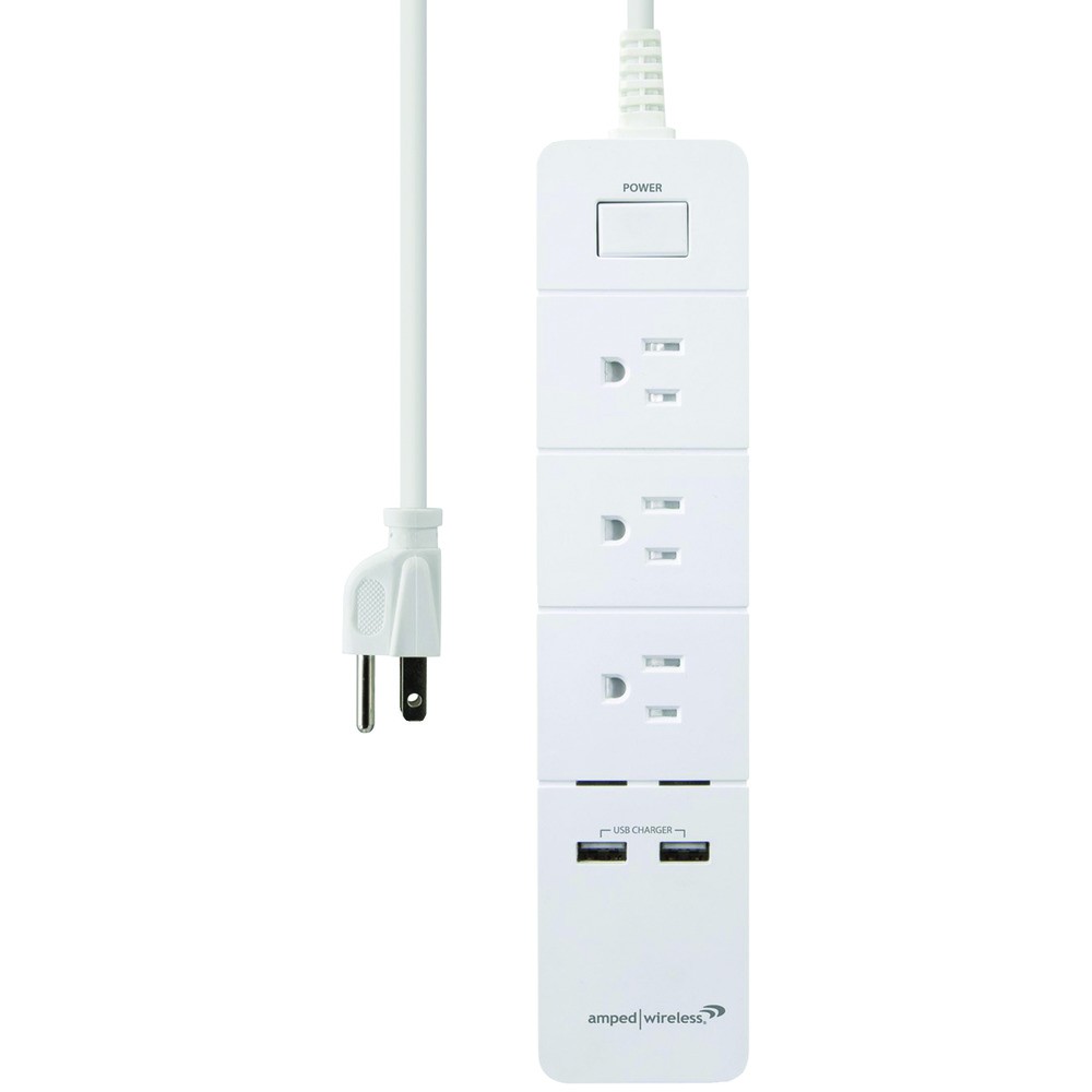 Awps248w 3-outlet Wireless Smart Surge Protector With 2 Usb Ports