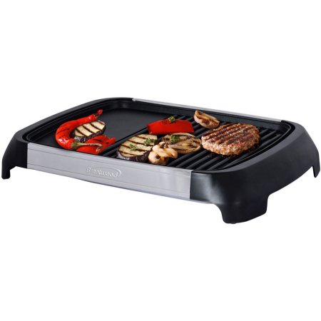 Ts-641 1200w Electric Indoor Grill & Griddle, Stainless Steel