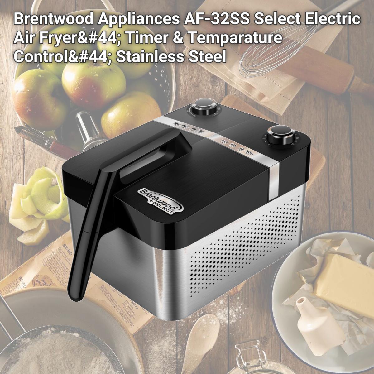 Picture of Brentwood Appliances AF-32SS Select Electric Air Fryer, Timer & Temparature Control, Stainless Steel