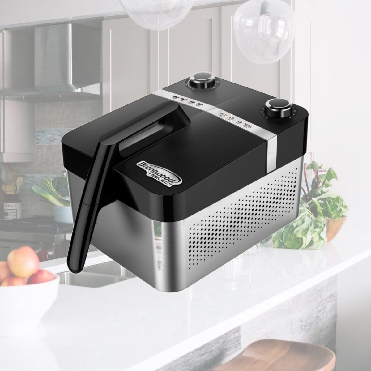 Picture of Brentwood Appliances AF-32SS Select Electric Air Fryer, Timer & Temparature Control, Stainless Steel