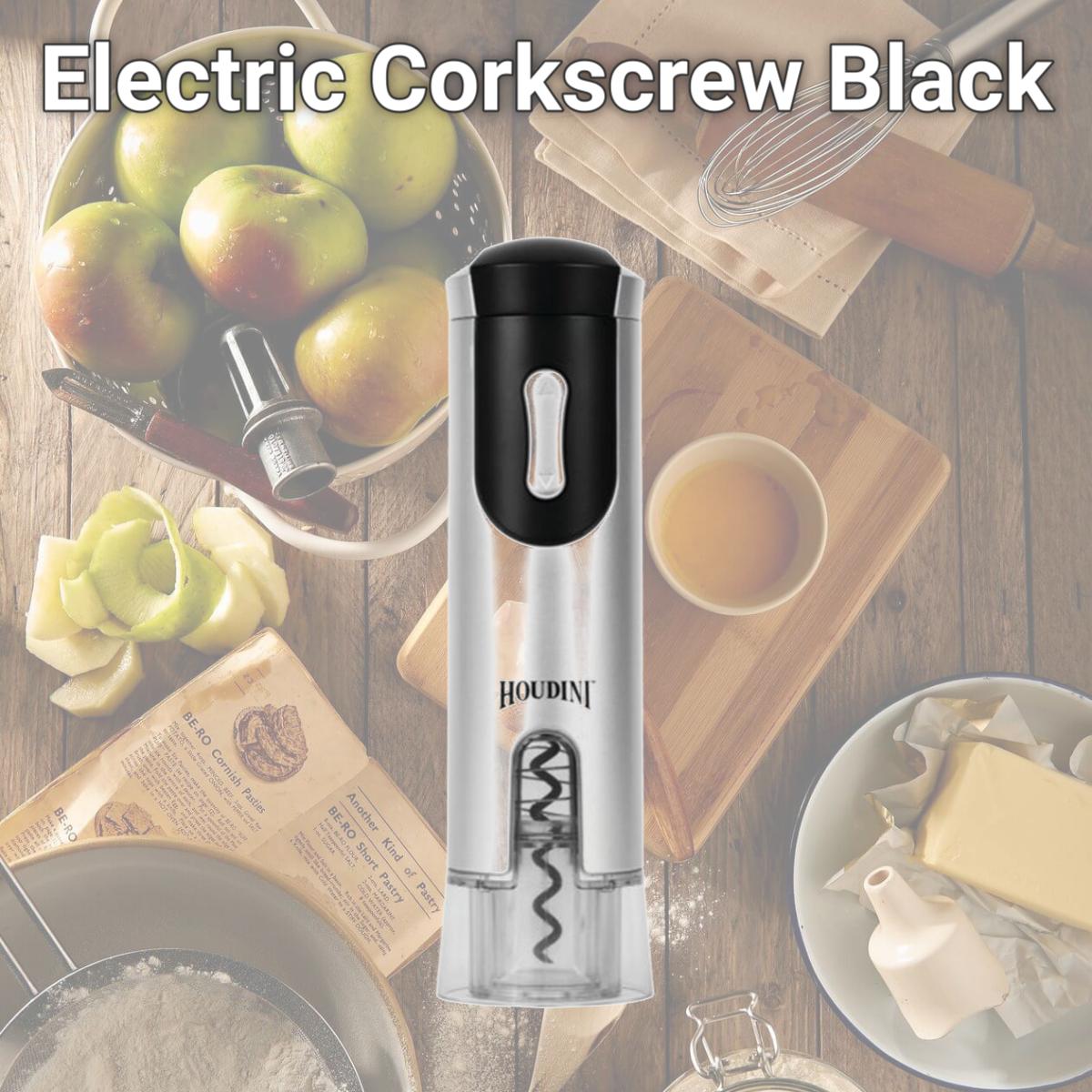 Picture of Houdini H1-04104T Electric Corkscrew, Black