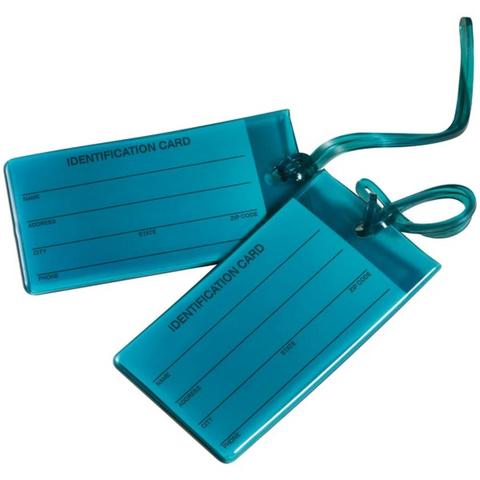 Ts03teal6 Jelly Luggage Tag, Green