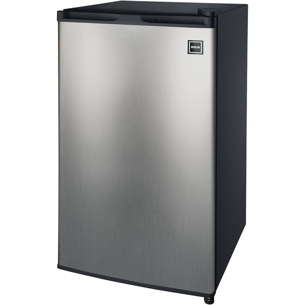 Rfr322-d 3.2 Cu. Ft. Stainless Steel Refrigerator Freezer, Black & Silver