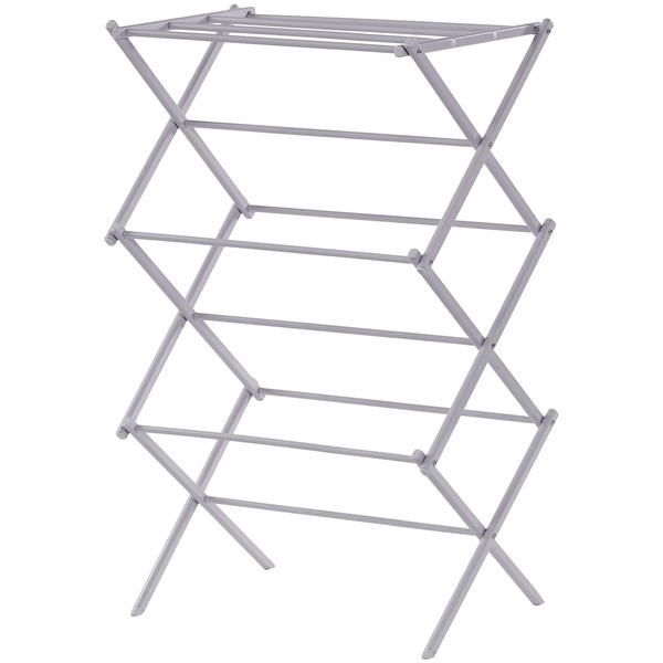 UPC 061648928521 product image for 05537J 818182-006 Oversized Folding Laundry Drying Rack, Silver Metallic | upcitemdb.com