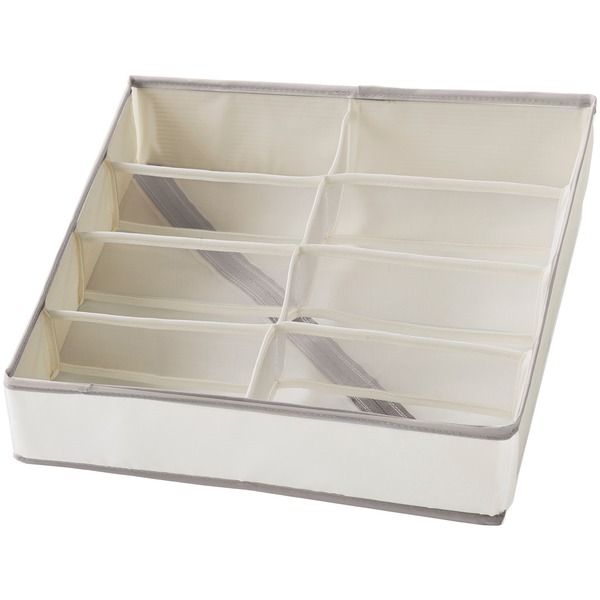 08112 Mix200-006 8 Compartments Drawer Organizer, Gray