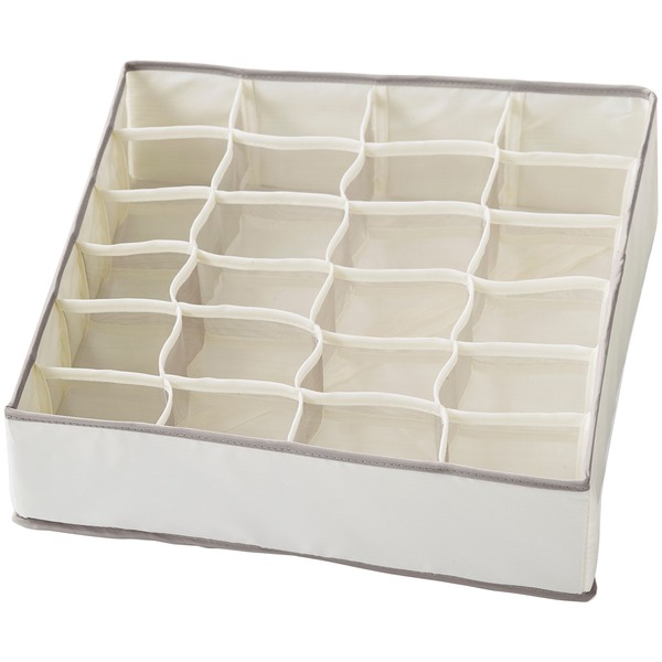 08113 Mix200-006 24 Compartments Drawer Organizer, Gray