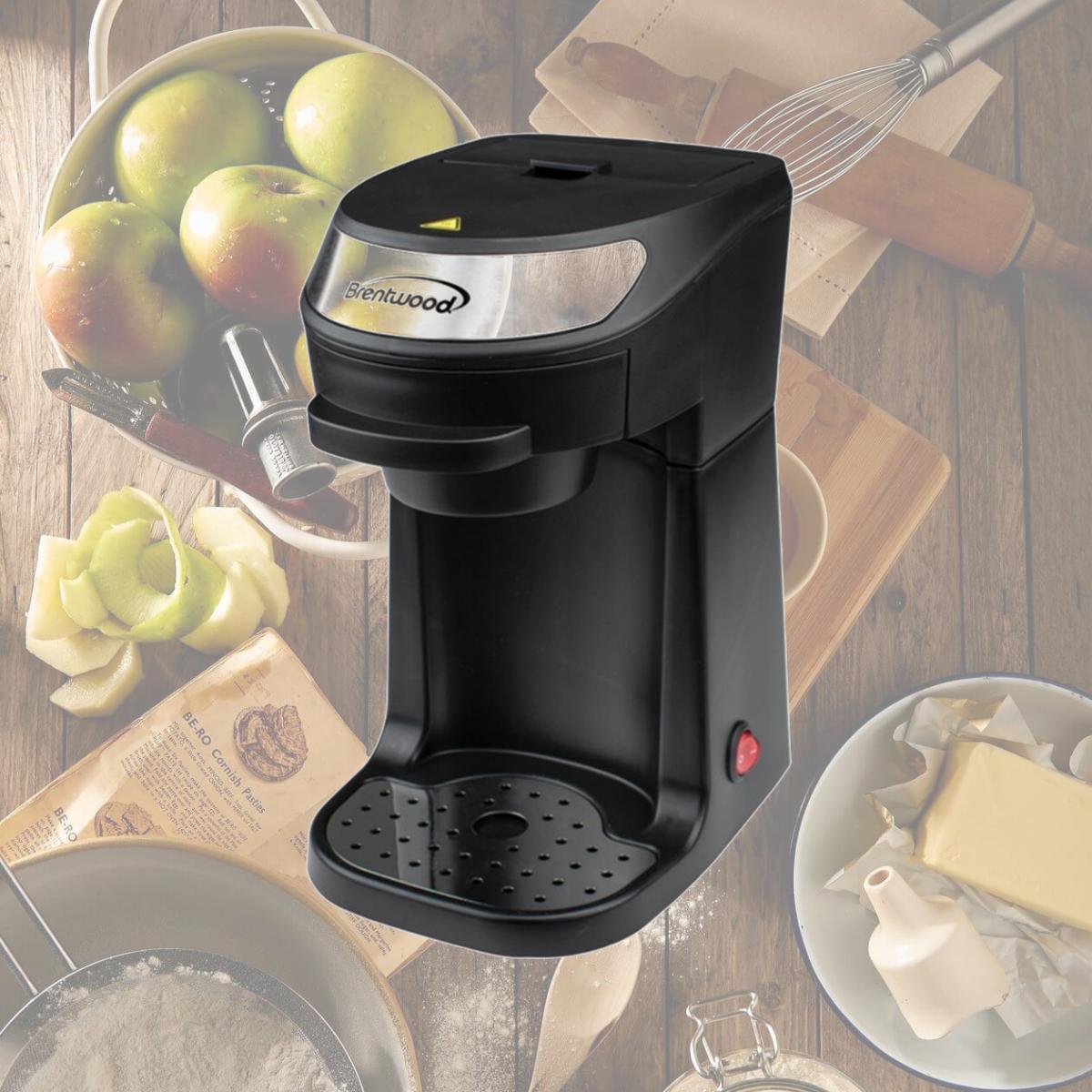 Picture of Brentwood Appliances TS-111BK Single-Serve Coffee Maker with Mug, Black