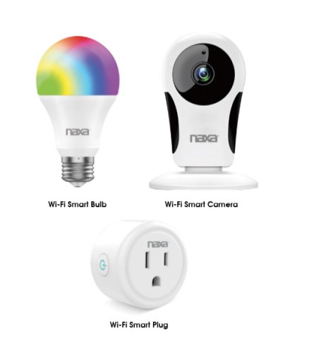 Naxa Nsh-4000 Wi-fi Smart Home Kit, White
