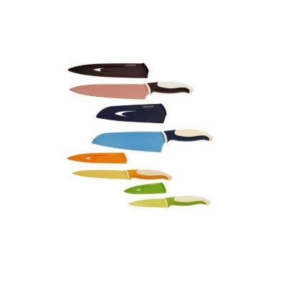 093887-006-new1 Knives With Integrated Sharpening Sheaths - Set Of 4