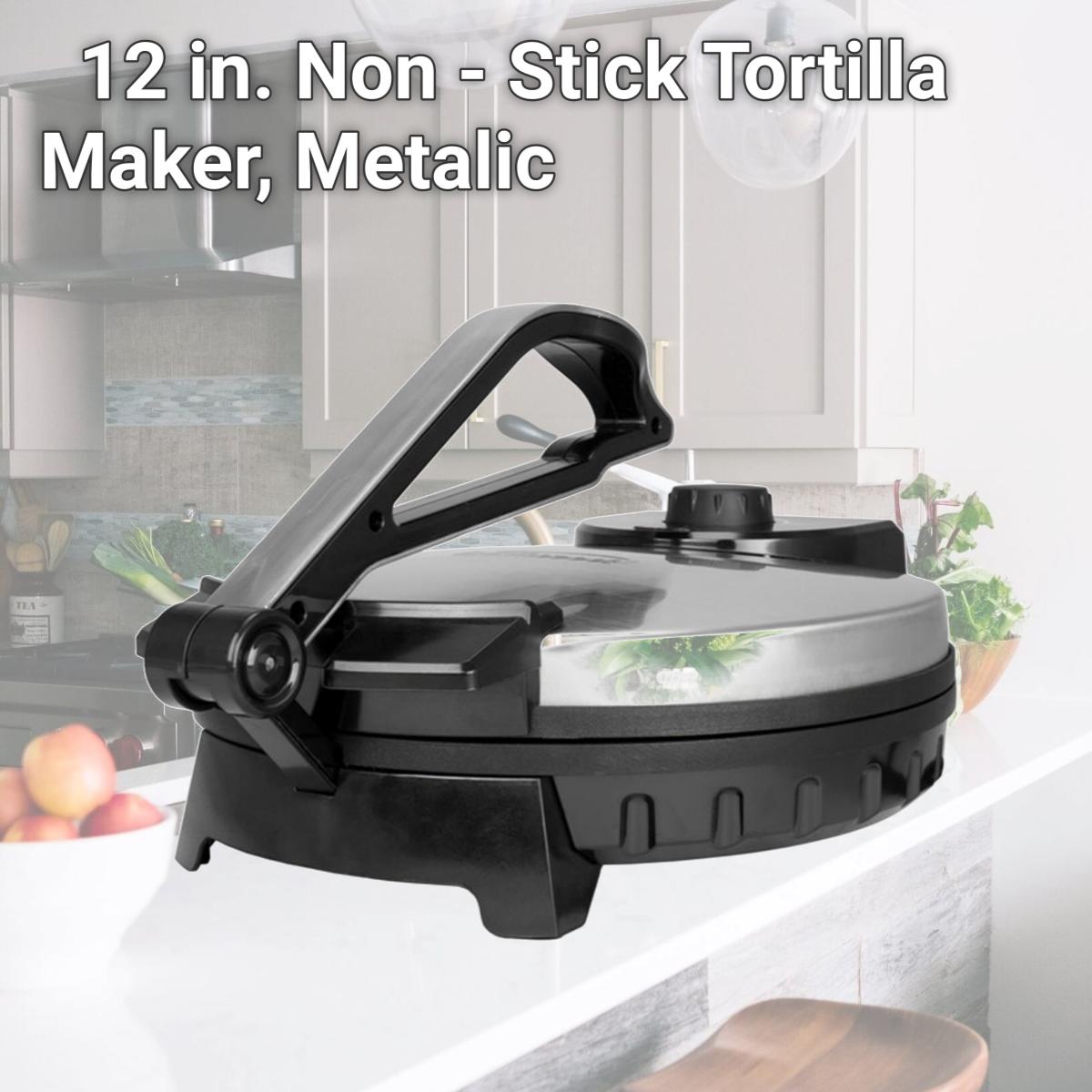 Picture of Brentwood Appliances TS-129 12 in. Non - Stick Tortilla Maker, Metalic
