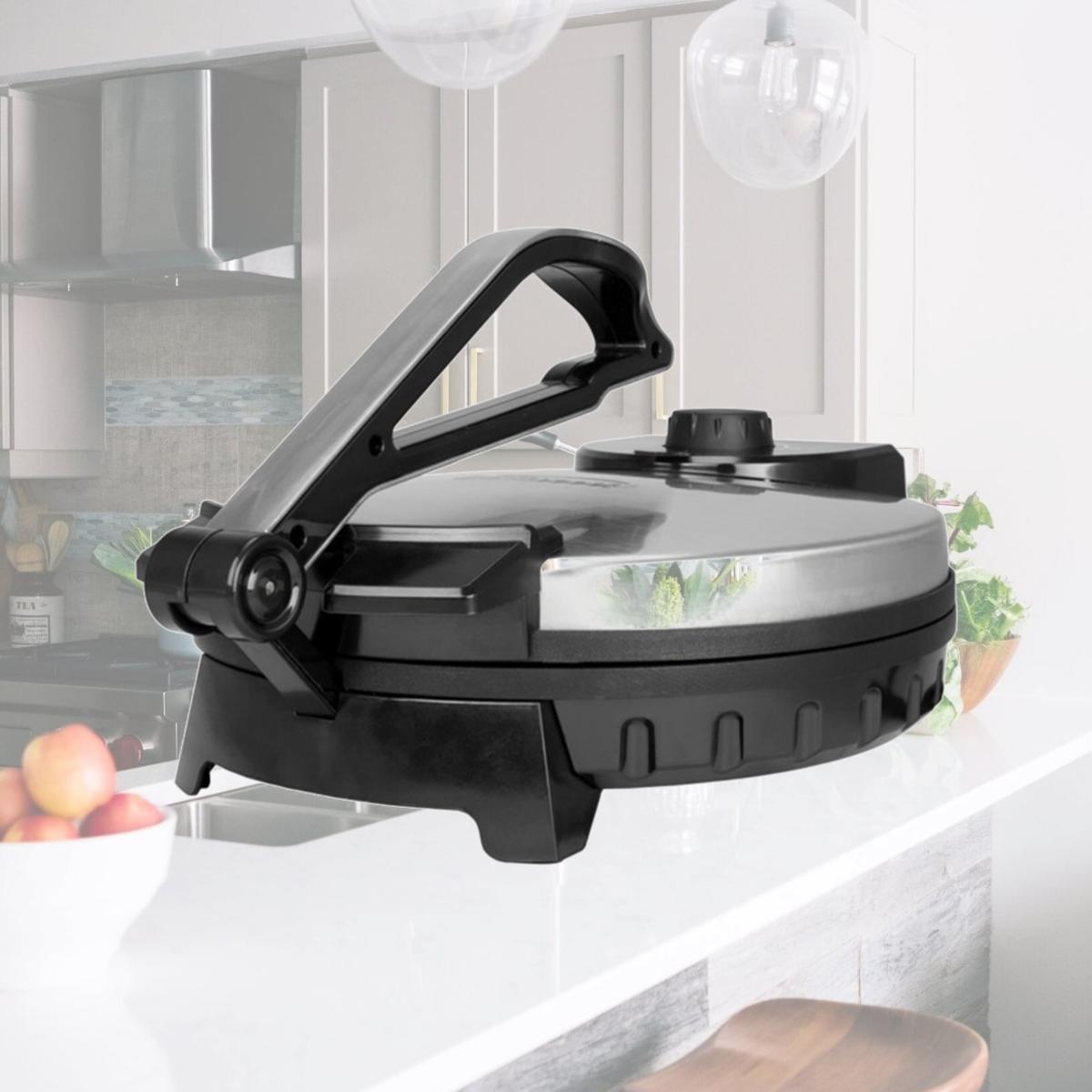 Picture of Brentwood Appliances TS-129 12 in. Non - Stick Tortilla Maker, Metalic
