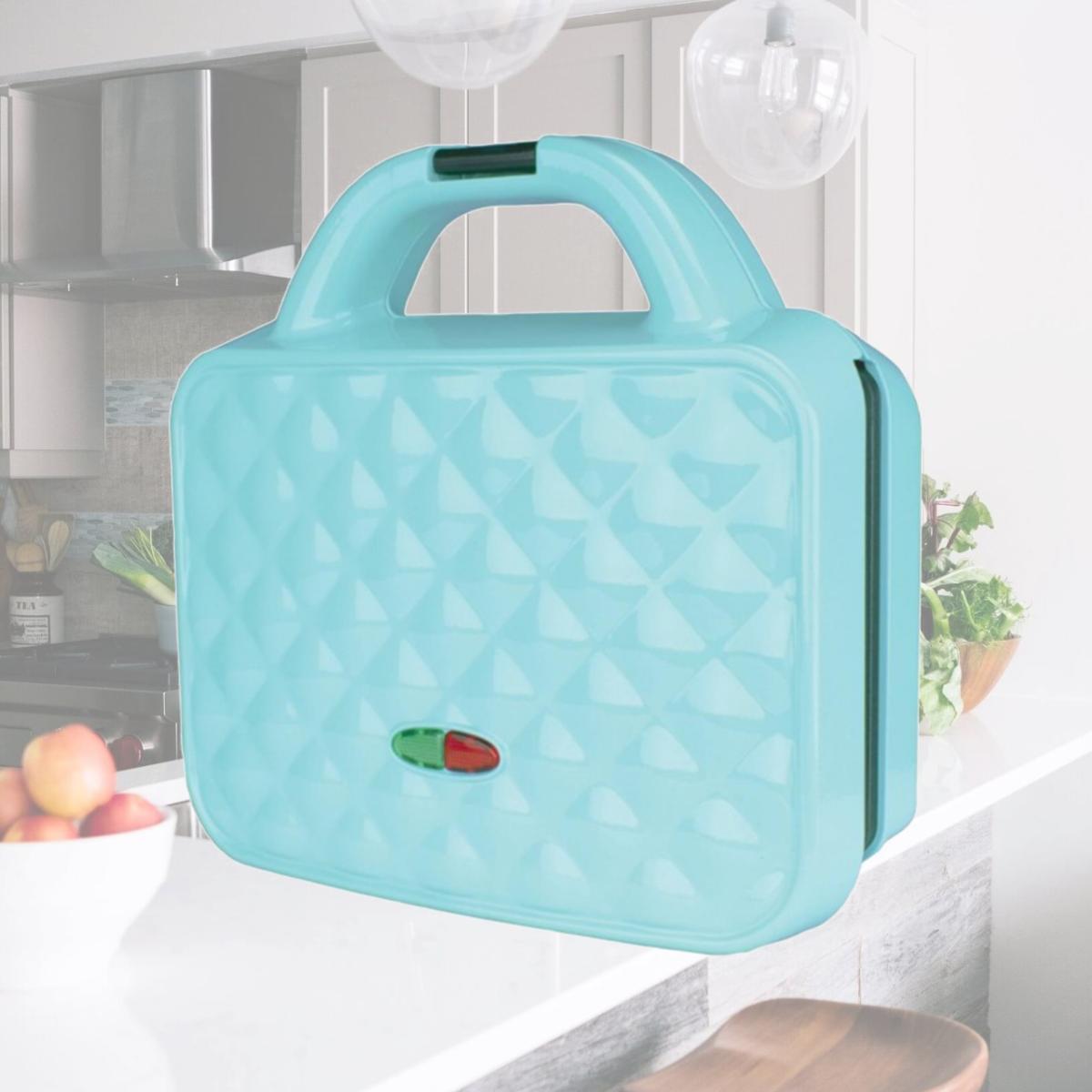 Picture of Brentwood Appliances TS-239BL 1080 watt Couture Dual Waffle Maker, Blue