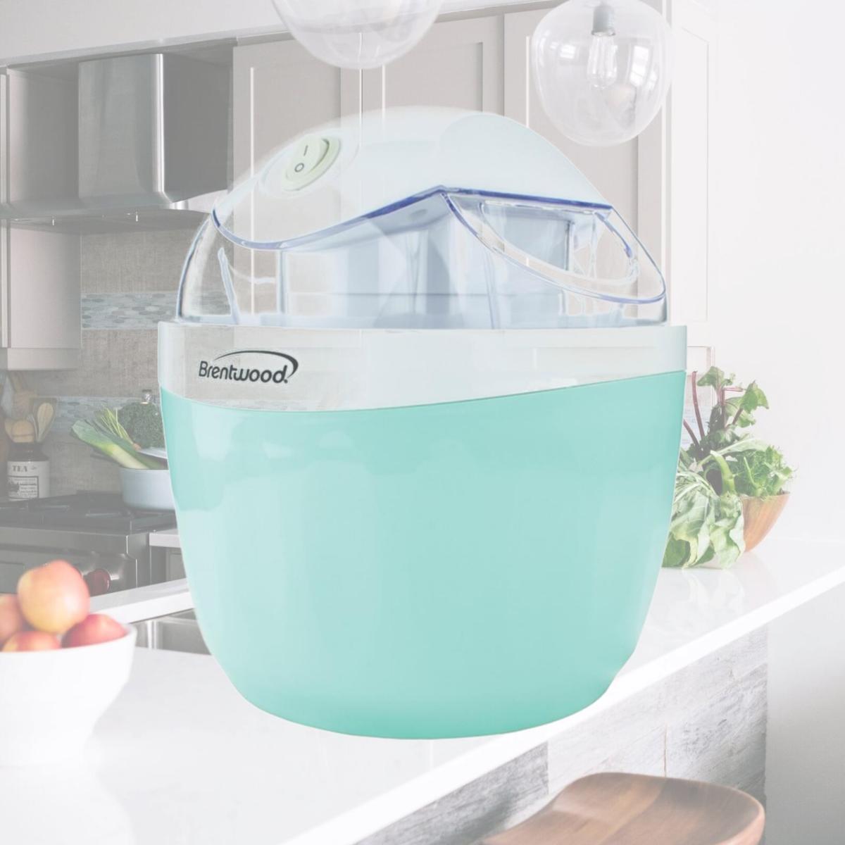 Picture of Brentwood Appliances TS-1410BL 15 watt 1 Litre Ice Cream Maker, Blue