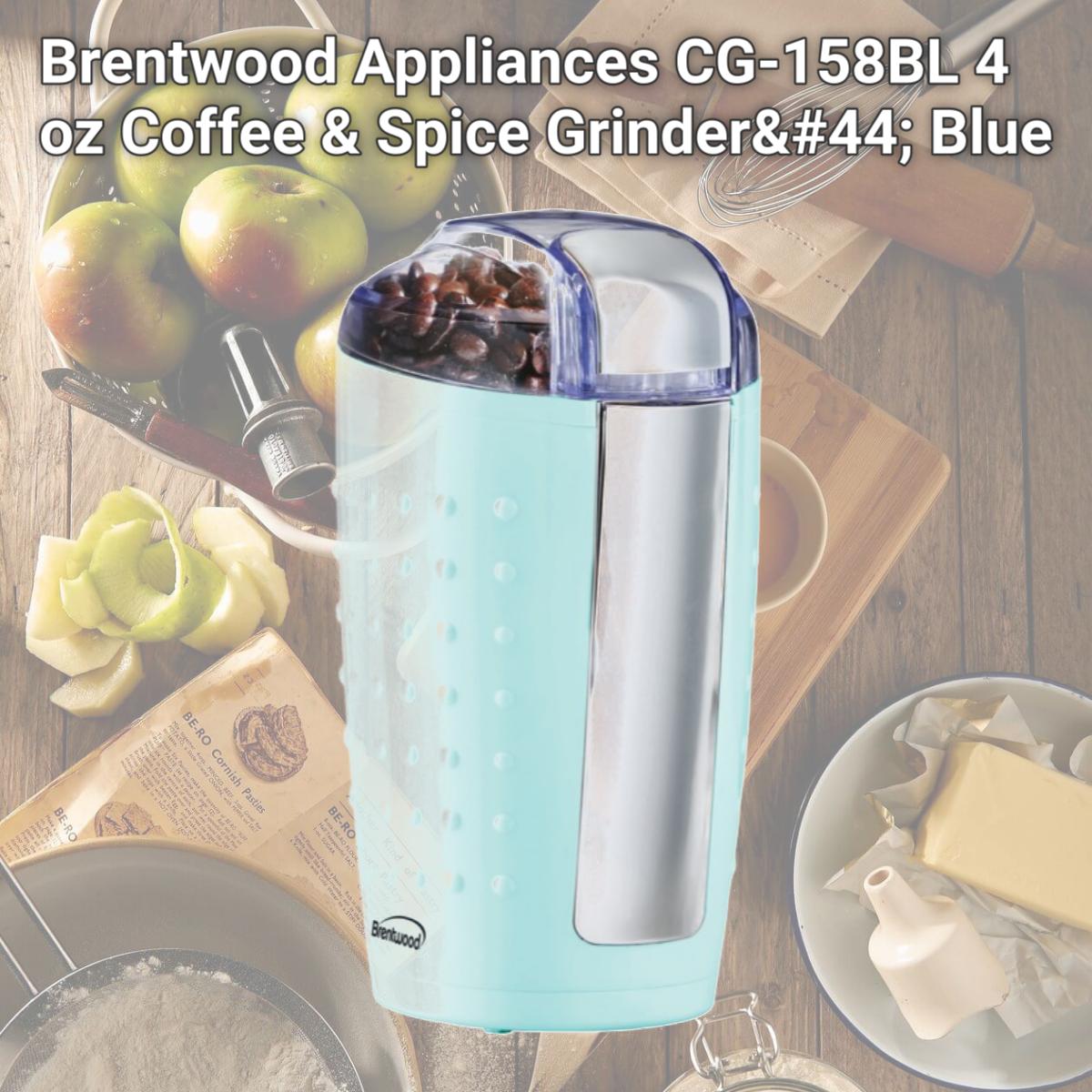 Picture of Brentwood Appliances CG-158BL 4 oz Coffee & Spice Grinder, Blue