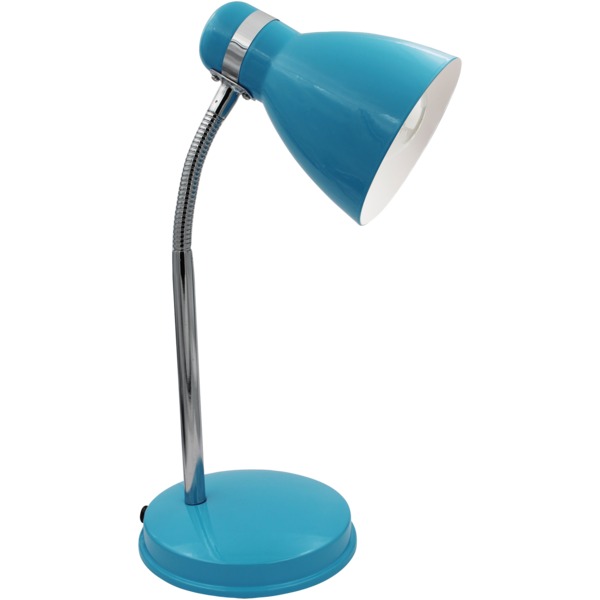88034t Metal Desk Lamp, Blue