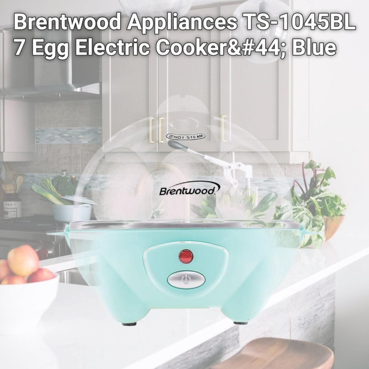 Picture of Brentwood Appliances TS-1045BL 7 Egg Electric Cooker, Blue