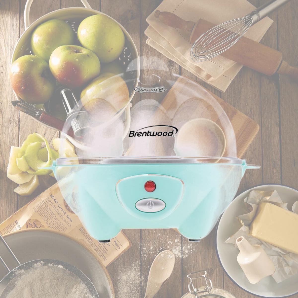 Picture of Brentwood Appliances TS-1045BL 7 Egg Electric Cooker, Blue