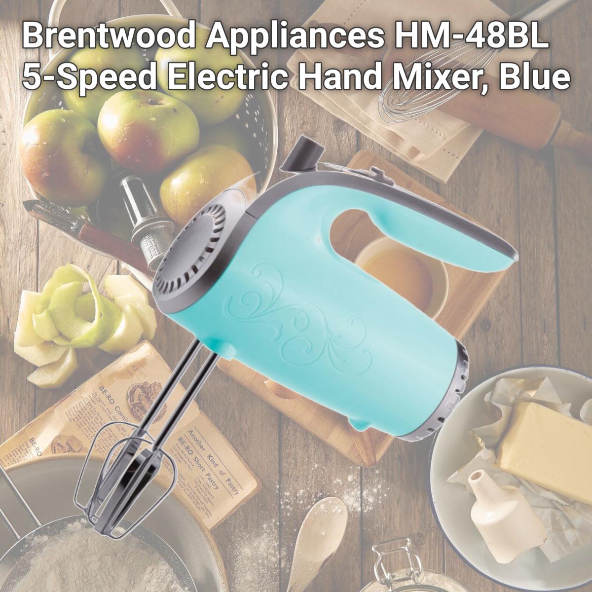 Picture of Brentwood Appliances HM-48BL 5-Speed Electric Hand Mixer, Blue