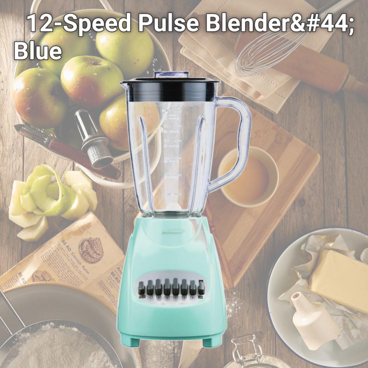 Picture of Brentwood Appliances JB-220BL 12-Speed Pulse Blender, Blue