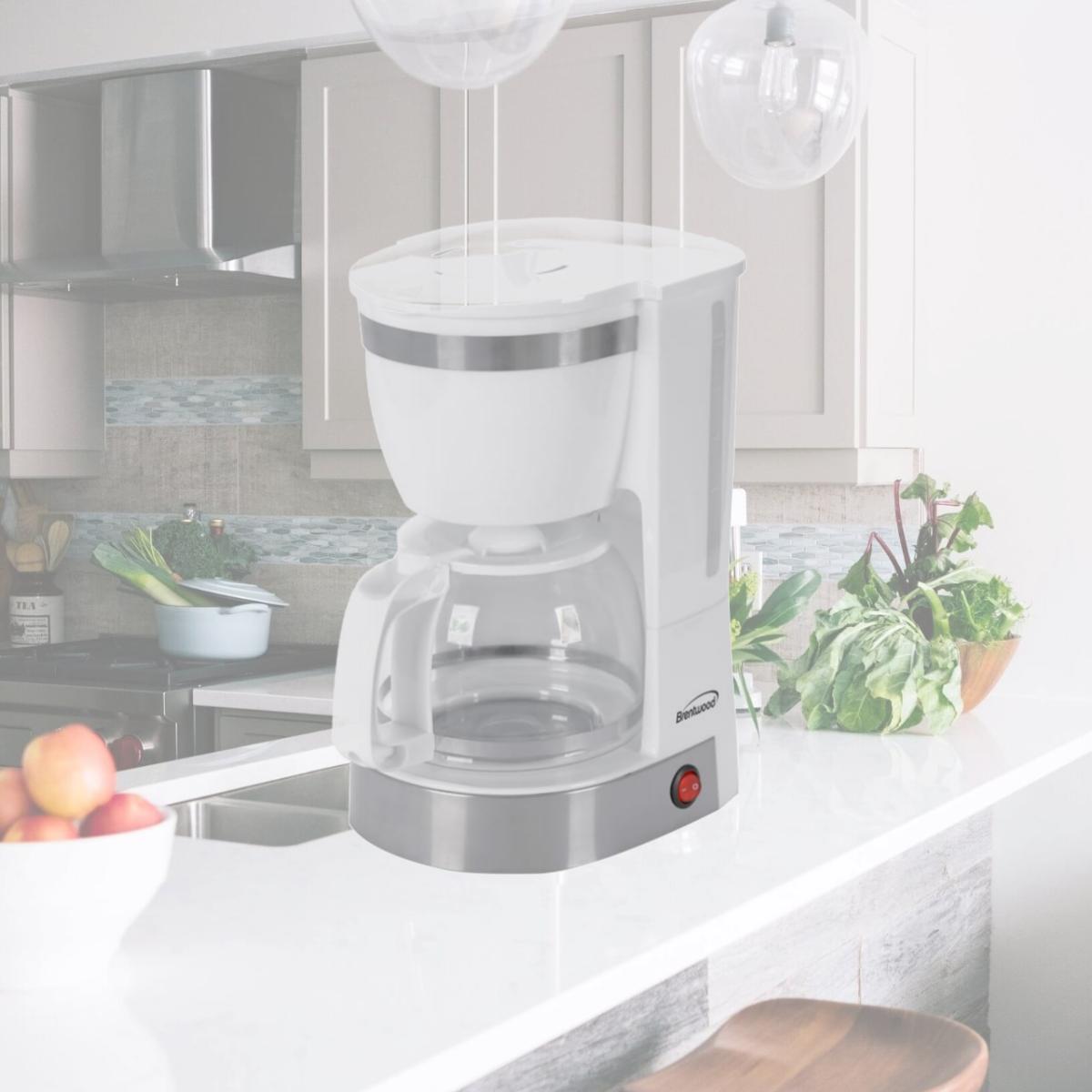 Picture of Brentwood Appliances TS-215W 10-Cup Coffee Maker, White