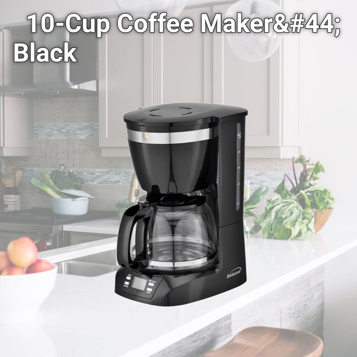 Picture of Brentwood Appliances TS-219BK 10-Cup Coffee Maker, Black