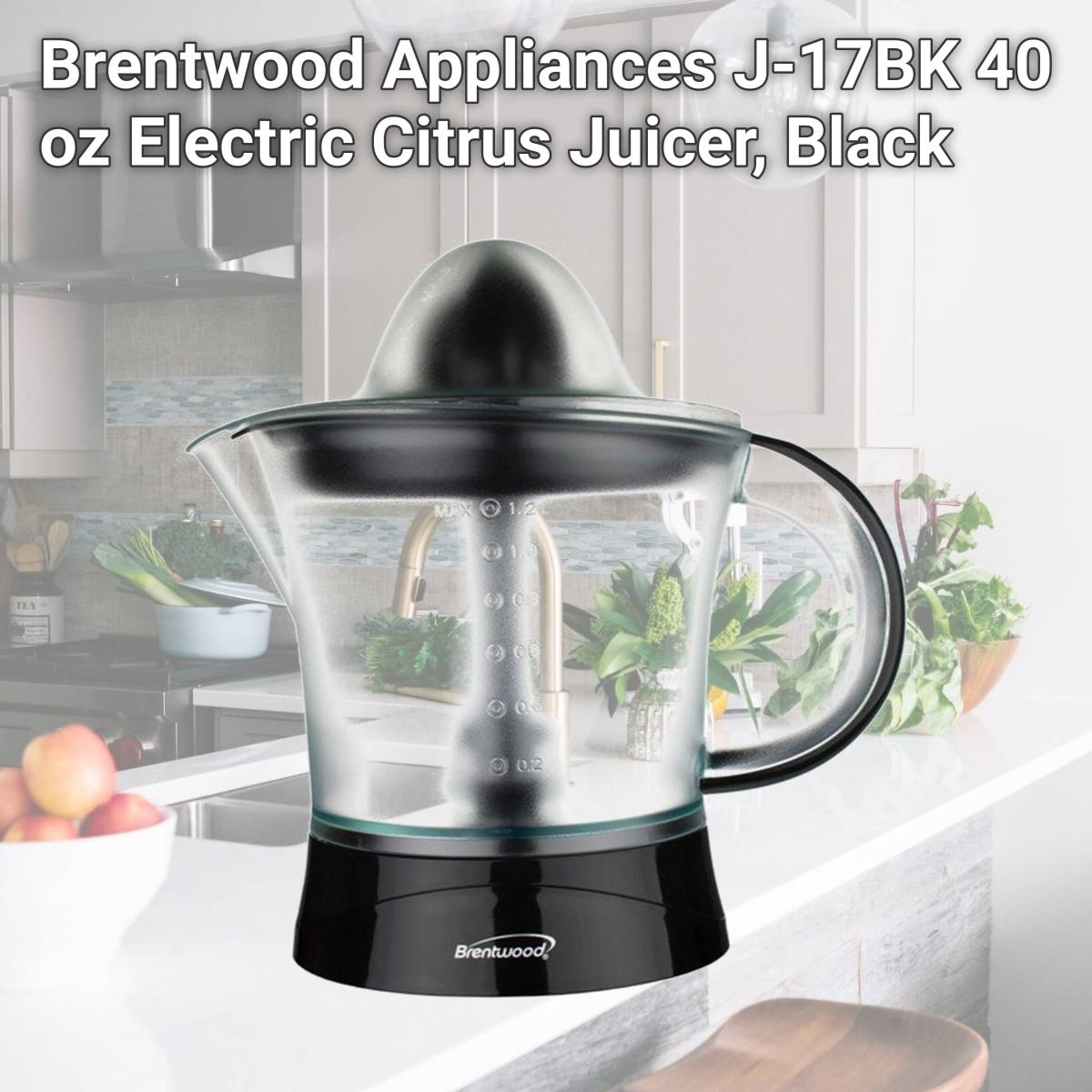 Picture of Brentwood Appliances J-17BK 40 oz Electric Citrus Juicer, Black