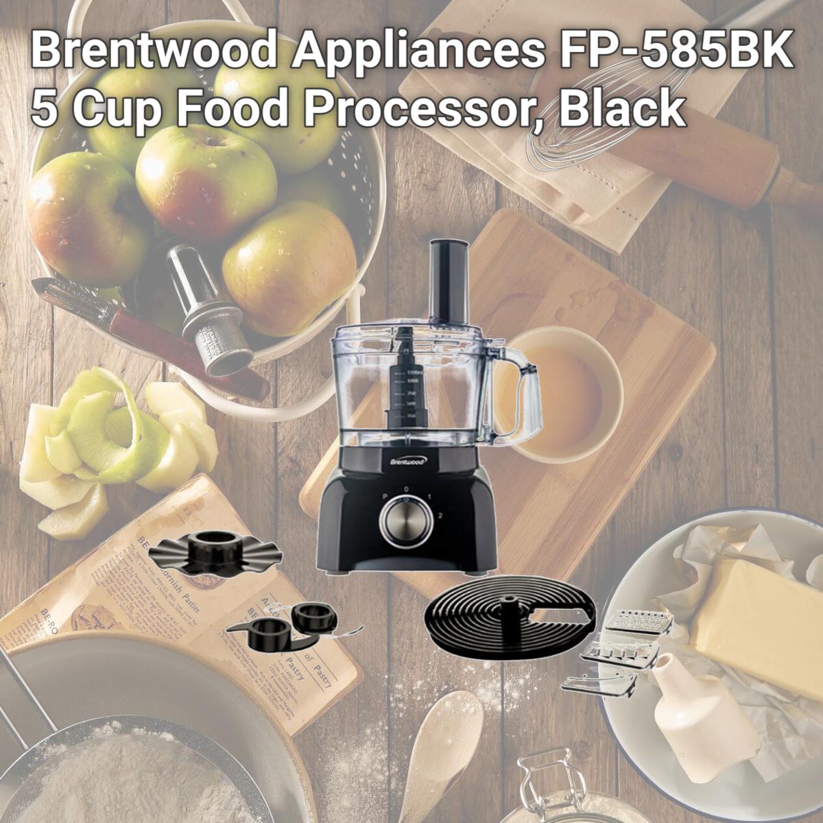 Picture of Brentwood Appliances FP-585BK 5 Cup Food Processor, Black
