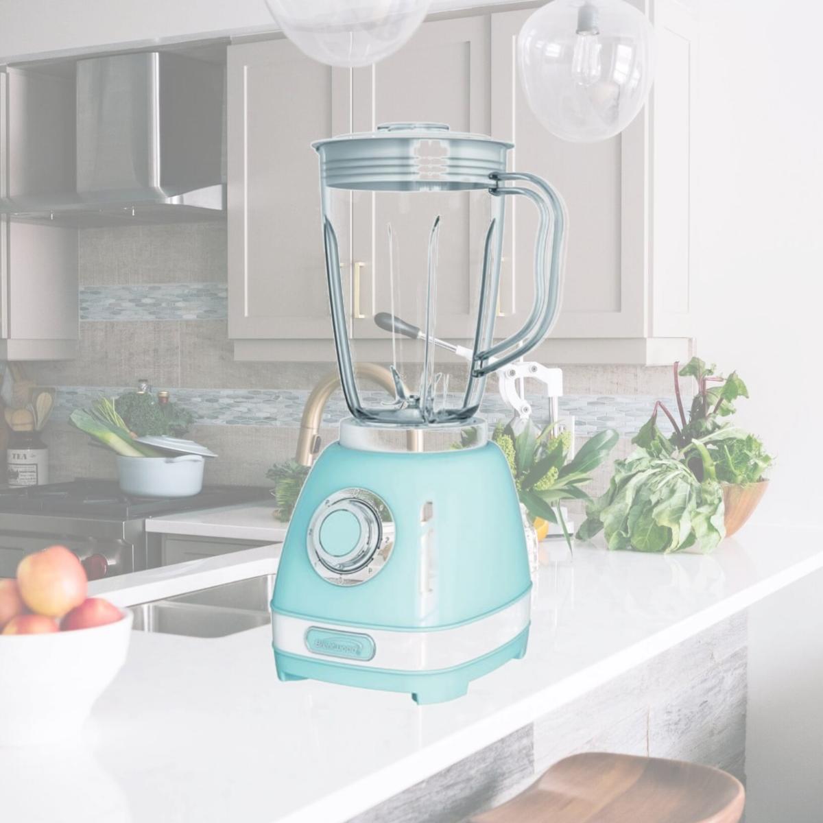 Picture of Brentwood JB-330BL 50 oz 2-Speed Retro Blender - Blue