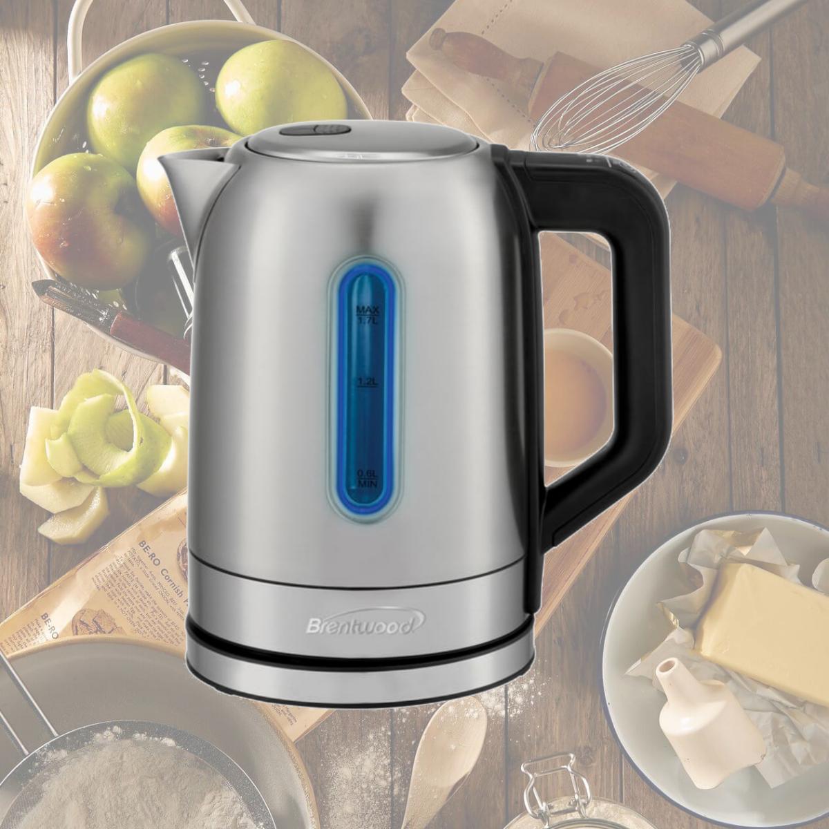 Picture of Brentwood KT-1796DS 1.7 ltr 1500W Cordless Digital Kettle with Temperature Presets