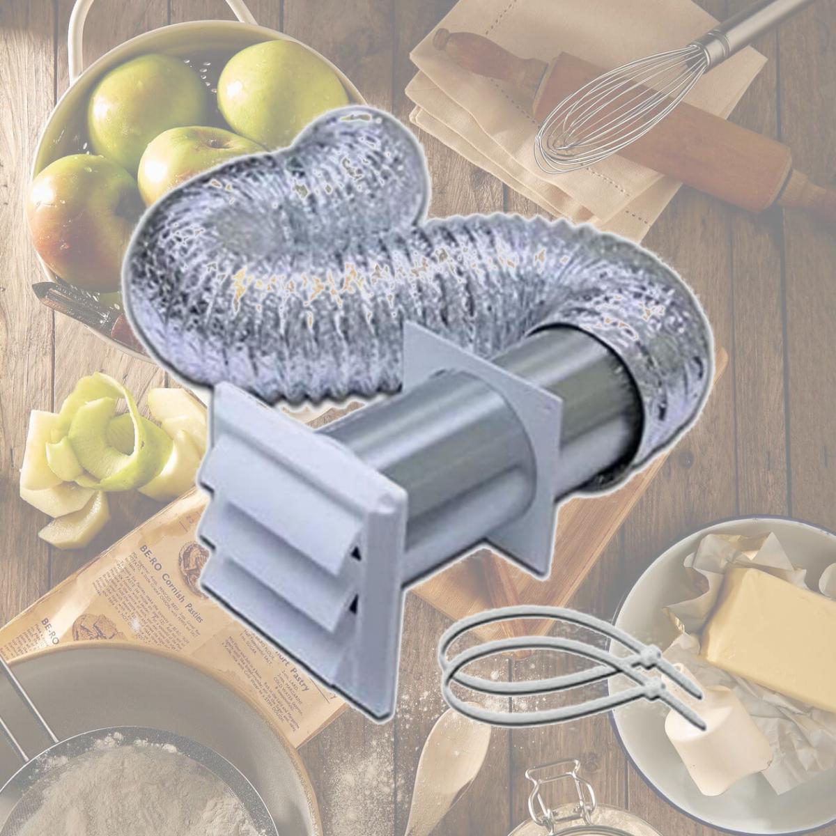 Picture of Lambro R 1379W 4 x 8 in. TRNST DCT Lever Hood Vent Kit