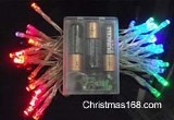 600026 30 Led String Light Battery Operated, Green