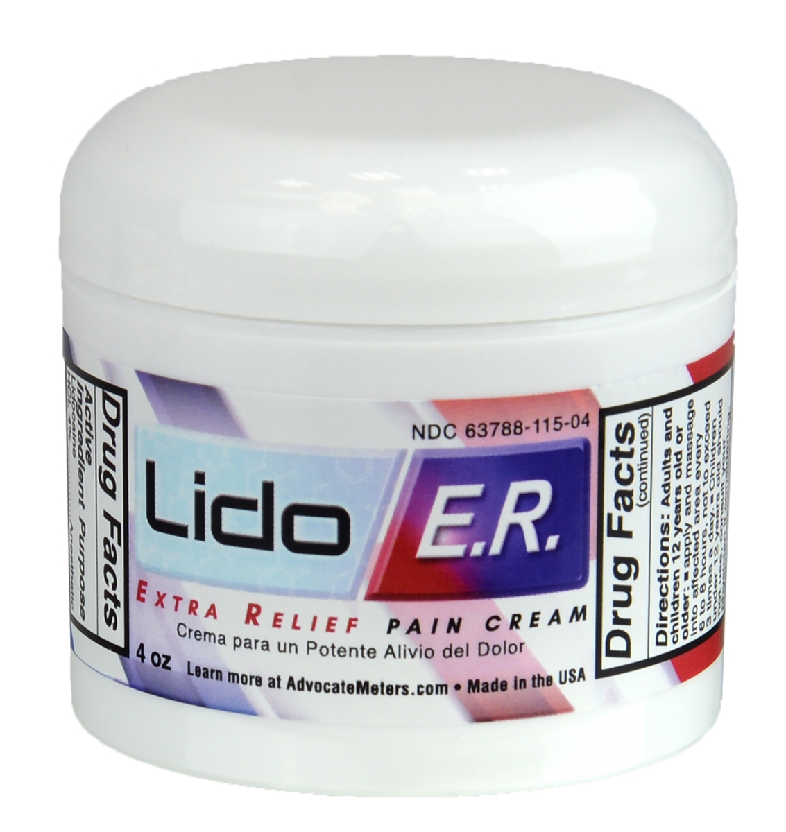 Ld Er-423 4 Oz Lido Er Pain Relief Cream