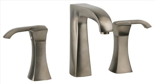 Widespread Lavatory Faucet With Pop-up Drain, Brushed Nickel