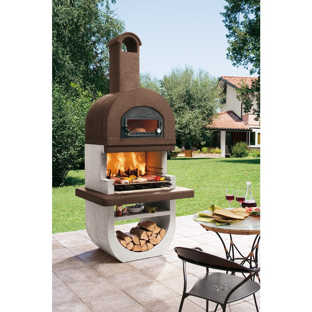 Diva Palazzetti Diva Charcoal Or Wood Fire Outdoor Grill