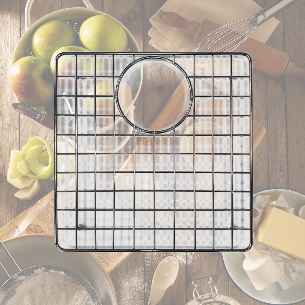 Picture of LaToscana GRID86 12' x 12 3/8' Stainless Steel Sink Grid for LaToscana Sinks ON8420, ON8420ST