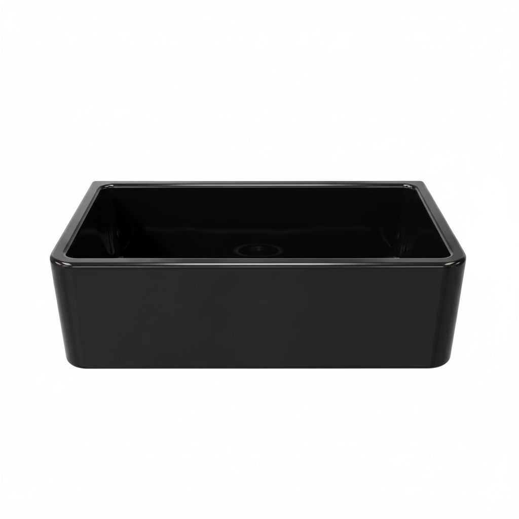 Picture of LaToscana LFS3318B 33 in. Farmhouse Apron-Front Single Bowl Black Fireclay Kitchen Sink