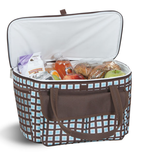 Psm-139bo Avanti Cooler Tote - Insulated Leak Proof Picnic Basket Cooler, Blue Oyster