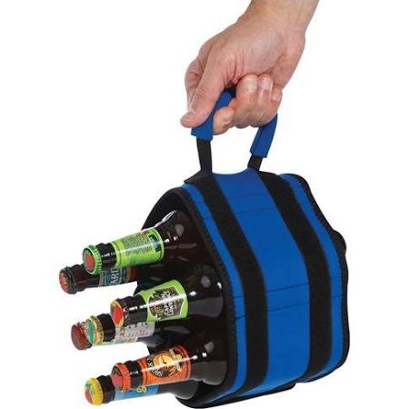 Ppb-299l 7 Can Jack Cooler Coozie, Royal - Pack Of 6