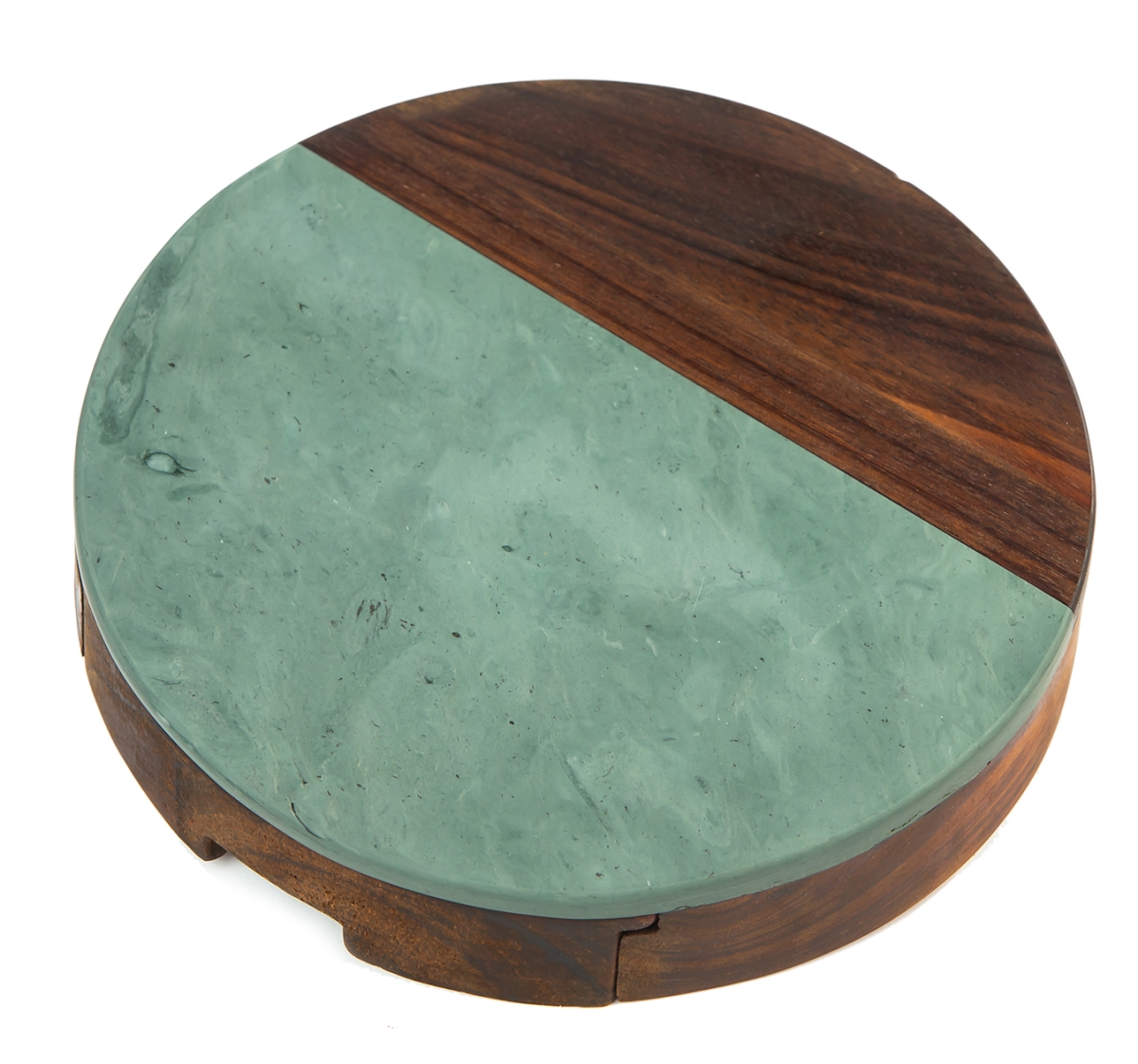 Psm-559gr Winslow Marble Cheese Tray - Green