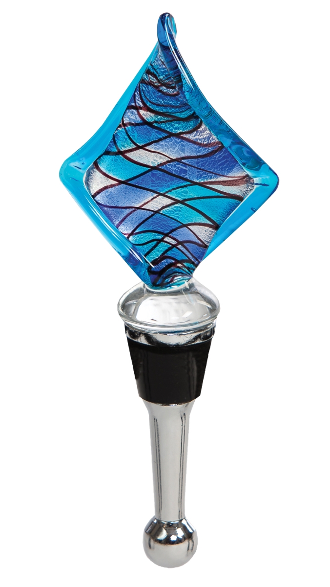 Psa-380db Diamond Bottle Stopper - Blue