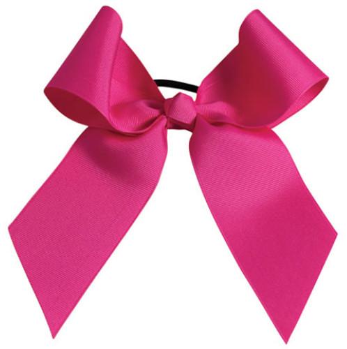 Hb100 -hpk -os Hb100 Solid Color Hair Bow, Hot Pink - One Size