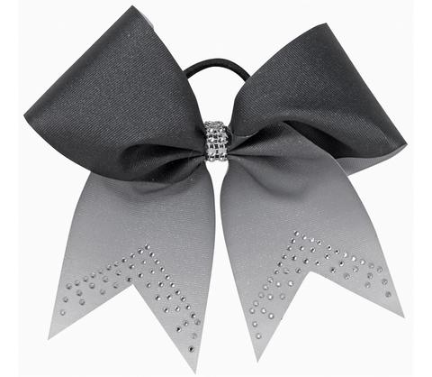 Hb770 -blk -os Hb770 Glitter Fade Hair Bow, Black - One Size